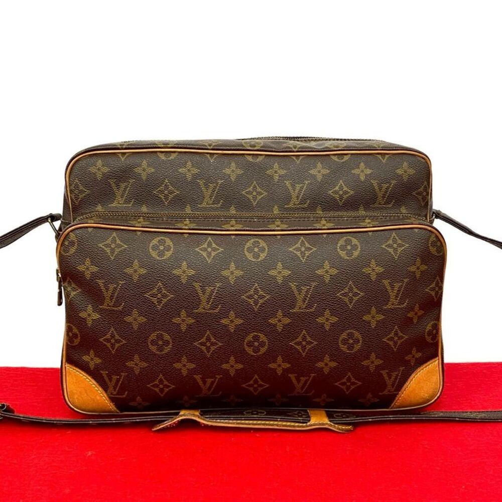 Louis Vuitton Nile Monogram Leather Shoulder Bag